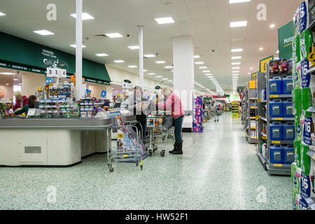 Supermarket checkout at Morrisons Stock Photo: 36063345 - Alamy