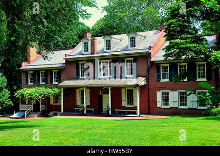 Lancaster, Pennsylvania: Federal-style historic Wheatland mansion, home ...