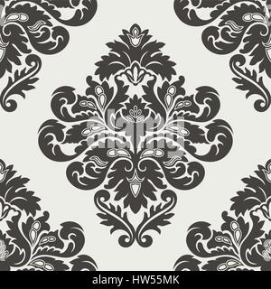 Vector seamless pattern. Luxury elegant texture of baroque style. Pattern can be used as a background, wallpaper, wrapper, page fill, element of ornat Stock Vector