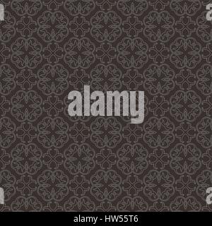 Vector seamless pattern. Luxury elegant texture of damask style. Pattern can be used as a background, wallpaper, wrapper, page fill, element of ornate Stock Vector