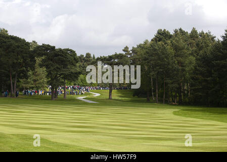 12TH FAIRWAY WEST COURSE WENTWORTH WENTWORTH GOLF CLUB VIRGINIA WATER ENGLAND 25 May 2002 Stock Photo