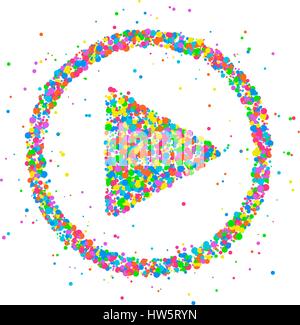 Play button icon Stock Vector Image & Art - Alamy