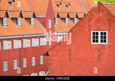 Denmark, Zealand, Copenhagen, Kastellet, building of the old fortress Stock Photo