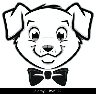 cute dog mascot head character Stock Vector Image & Art - Alamy