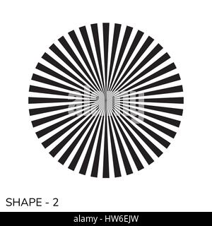 Simple Geometric Shape Stock Vector