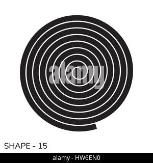 Simple Geometric Shape Stock Vector