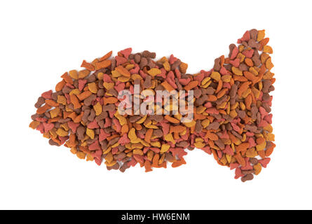 Pet food isolated on a white background Stock Photo