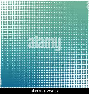 Bright blue abstract background with halftone effect, vector illustration. Stock Vector