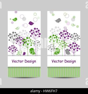 Set of vertical banners Stock Vector