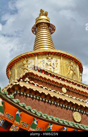 Gongtang Pagoda in Xiahe, Gansu Province, China Stock Photo