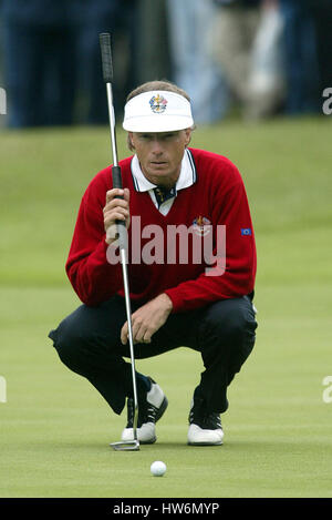 BERNHARD LANGER RYDER CUP 02 THE BELFRY THE BELFRY SUTTON COLDFIELD BIRMINGHAM ENGLAND 27 September 2002 Stock Photo