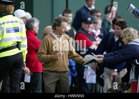 BERNHARD LANGER RYDER CUP 02 THE BELFRY THE BELFRY SUTTON COLDFIELD BIRMINGHAM ENGLAND 25 September 2002 Stock Photo