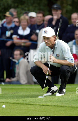 BERNHARD LANGER RYDER CUP 02 THE BELFRY THE BELFRY SUTTON COLDFIELD ENGLAND 29 September 2002 Stock Photo