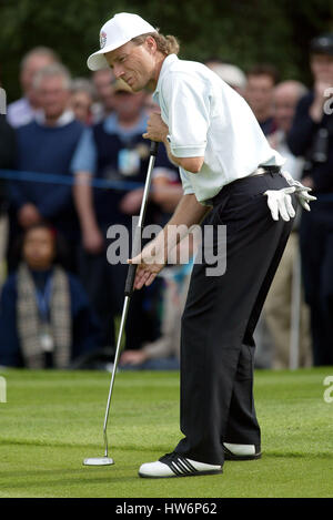 BERNHARD LANGER RYDER CUP 02 THE BELFRY THE BELFRY SUTTON COLDFIELD ENGLAND 29 September 2002 Stock Photo