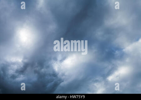 Dark sky with stromy clouds. Nature background Stock Photo - Alamy