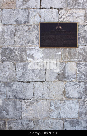 American World War 1 Naval Monument Gibraltar Stock Photo