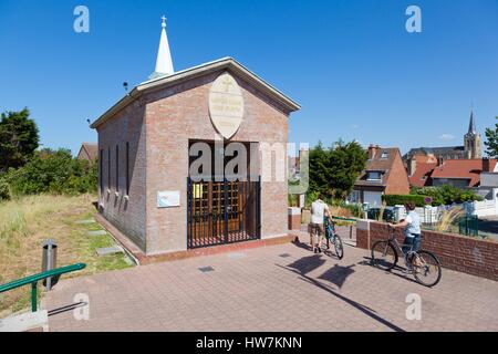 France, Nord, Petit fort philippe, Notre Dame Chapel Stock Photo
