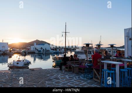 Greece, Cyclades, Paros island, Naousa Stock Photo