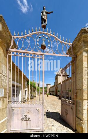 France, Gard, Saint Paulet de Caisson, Chartreuse de Valbonne (13th century) Historical Monument Stock Photo