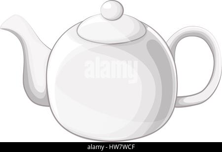 White teapot vector Stock Vector