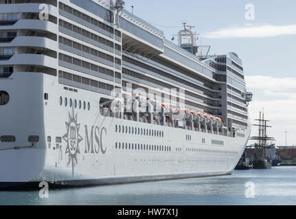 MSC Poesia cruise ship Stock Photo