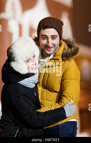 Love story of beautiful couple Stock Photo