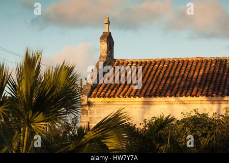 Cuba, Matanzas Province, Varadero, Iglesia Santa Elvira church Stock Photo