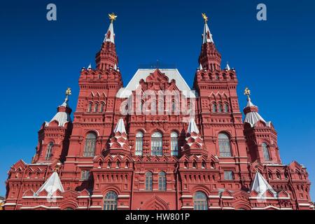 Russia, Moscow, Red Square, State History Museum, morning Stock Photo