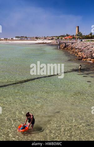 Australia, South Australia, Yorke Peninsula, Wallaroo, town beach Stock Photo