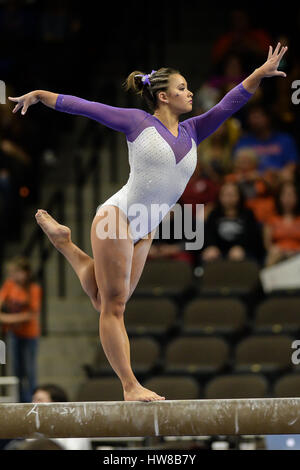 Sarah Finnegan Competes In Balance Beam During The Women's Senior 