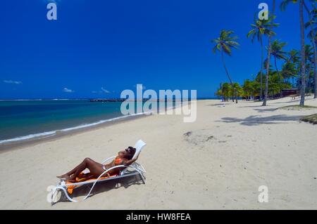 Brazil, state of Bahia, Itaparica island, Club Mèd beach Stock Photo