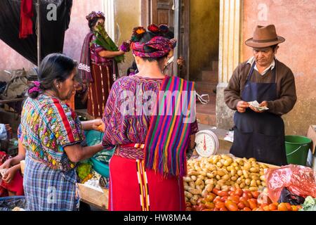 Guatemala Quiche Department Nebaj Ixil Mayan Village Nestled In The Sierra De Los
