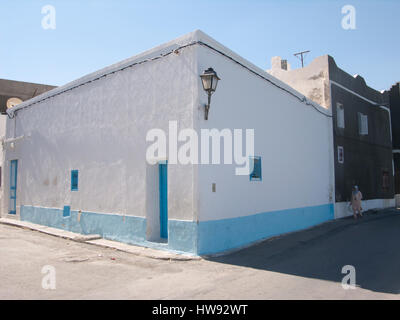 A village in Tunis with typical Arabic houses Stock Photo