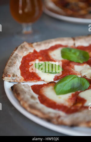 pizza at Stella in San Antonio, TX Stock Photo