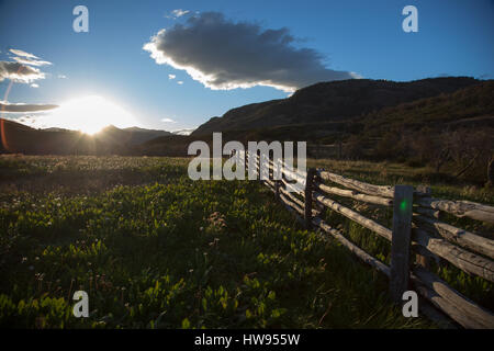 The future Patagonia National Park, Chile Stock Photo