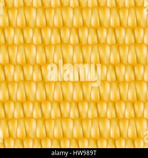 Grainy background. Realistic seamless texture corn vector illustration. Stock Vector