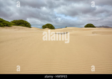 Deserto de Viana (Viana Desert) , Boa Vista, Cape Verde, Africa Stock Photo