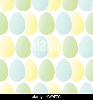Pattern of Easter eggs Stock Vector