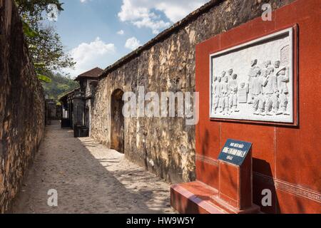 Vietnam, Son La, Old French Prison, exterior Stock Photo