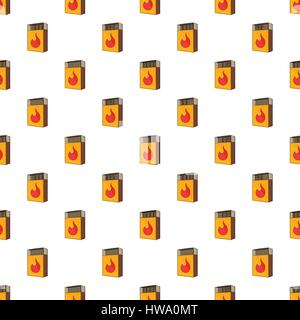 Box matches pattern, cartoon style Stock Vector
