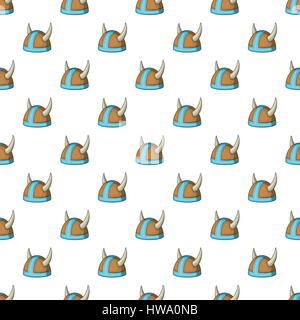 Metal combat helmet pattern, cartoon style Stock Vector