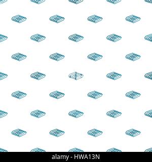 Parking for bicycle pattern, cartoon style Stock Vector