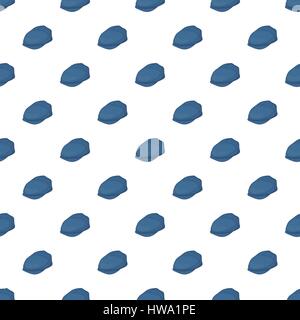 Cap driver pattern, cartoon style Stock Vector