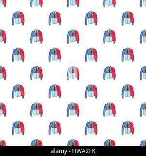 Costume of toreador pattern, cartoon style Stock Vector