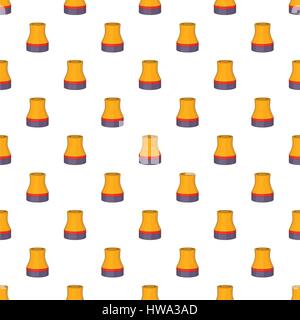 Storage plant pattern, cartoon style Stock Vector