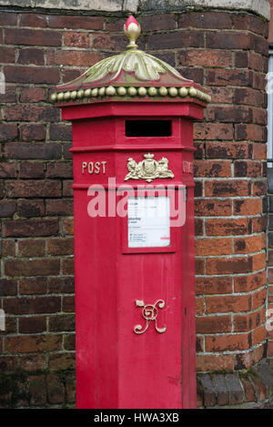 Victorian post box, Harrow on the Hill, London, England Stock Photo
