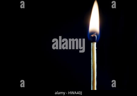 Matches on a dark background Stock Photo