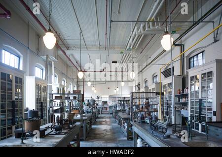 United States, New Jersey, West Orange, Thomas Edison National Historical Park, interior, chemical laboratory