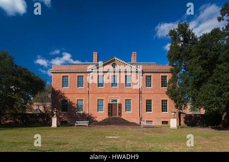 United States, North Carolina, New Bern, Tryon Palace, reconstructed site of first capitol North Carolina, Governor's Palace Stock Photo