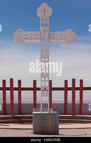 Chile, Calama, monument to the victims of political violence during the Pinochet regime Stock Photo